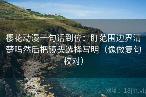 樱花动漫一句话到位：盯范围边界清楚吗然后把镜头选择写明（像做复句校对）